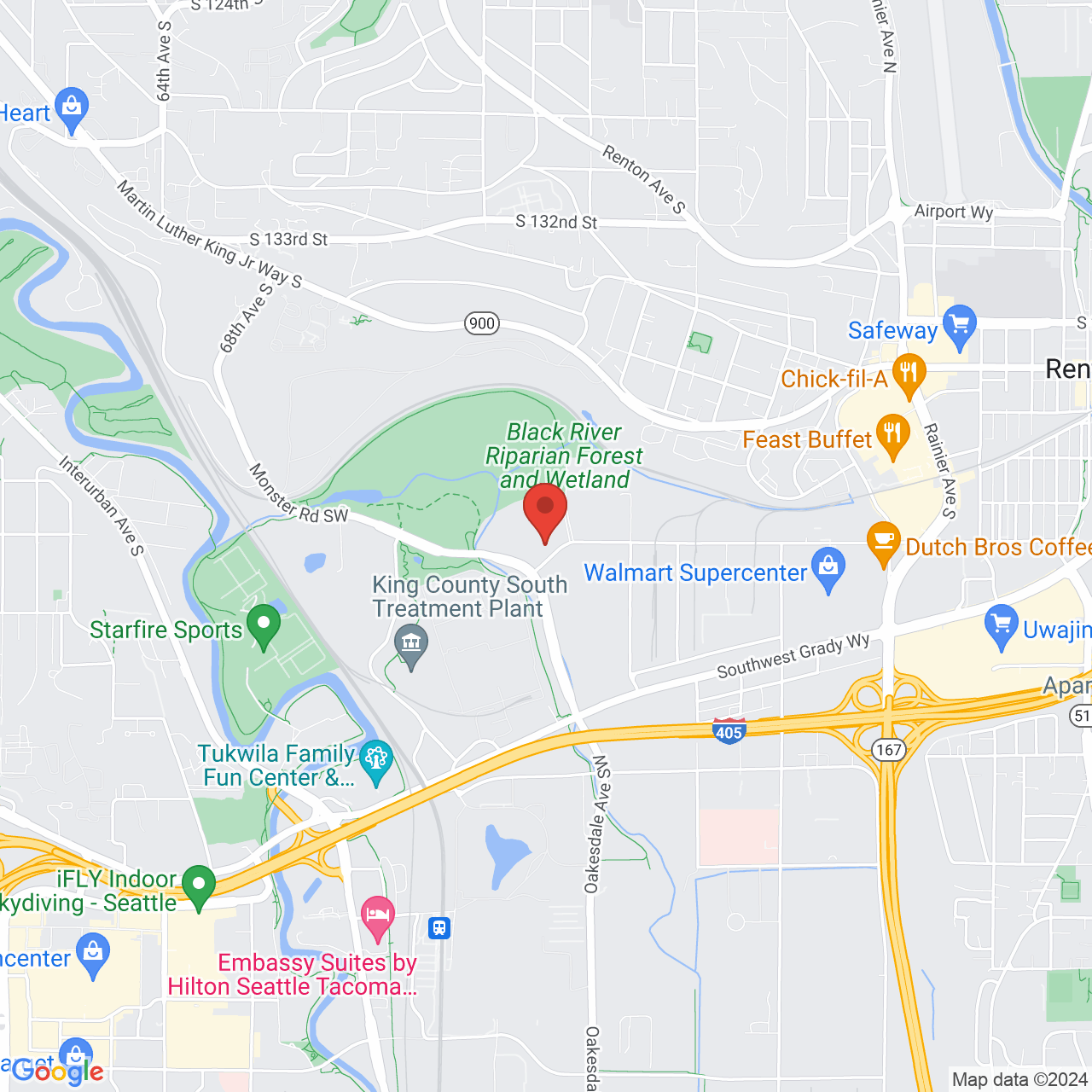 Bellevue, WA Map