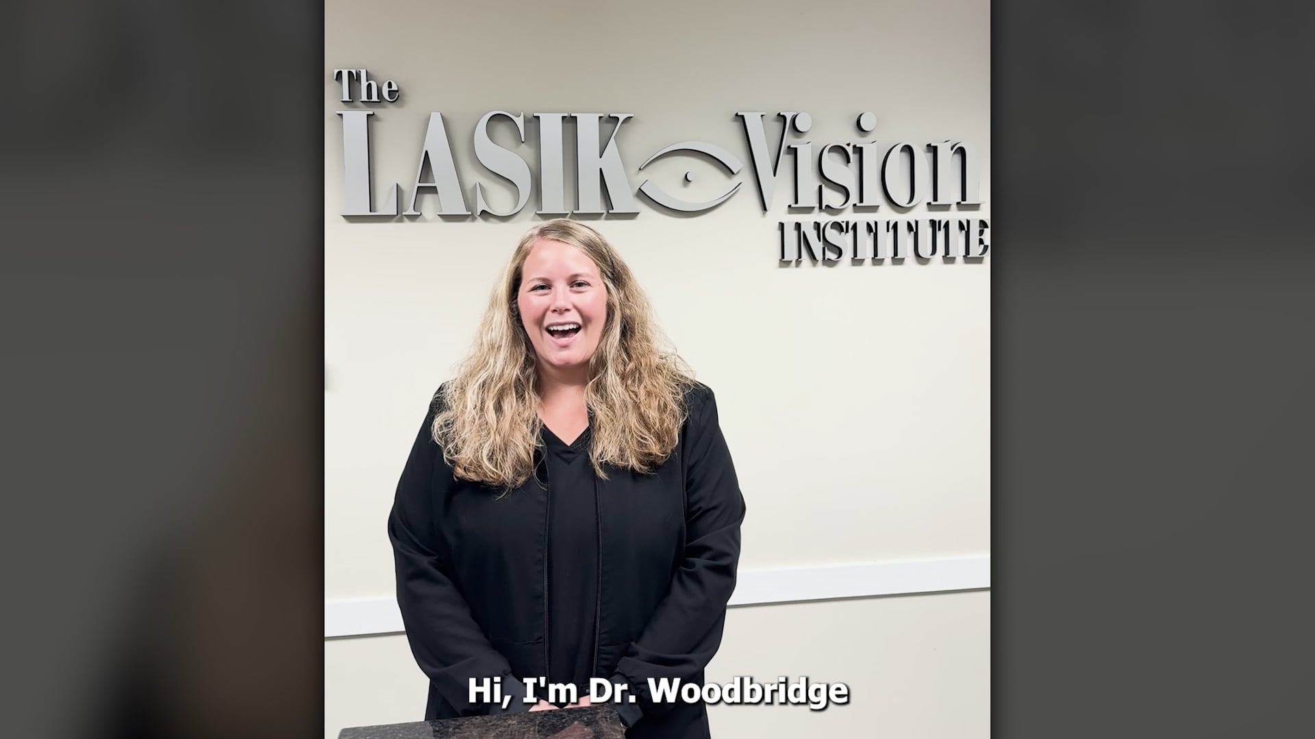 Dr. Woodbridge, optometrist at the LASIK Vision Institute in Grand Rapids, introducing herself and discussing her LASIK experience.