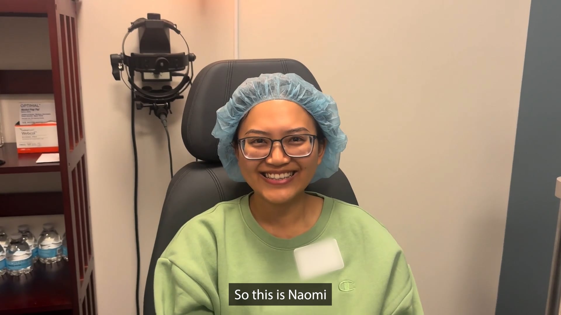 Naomi smiling after LASIK, enjoying clearer vision and freedom from glasses and contacts
