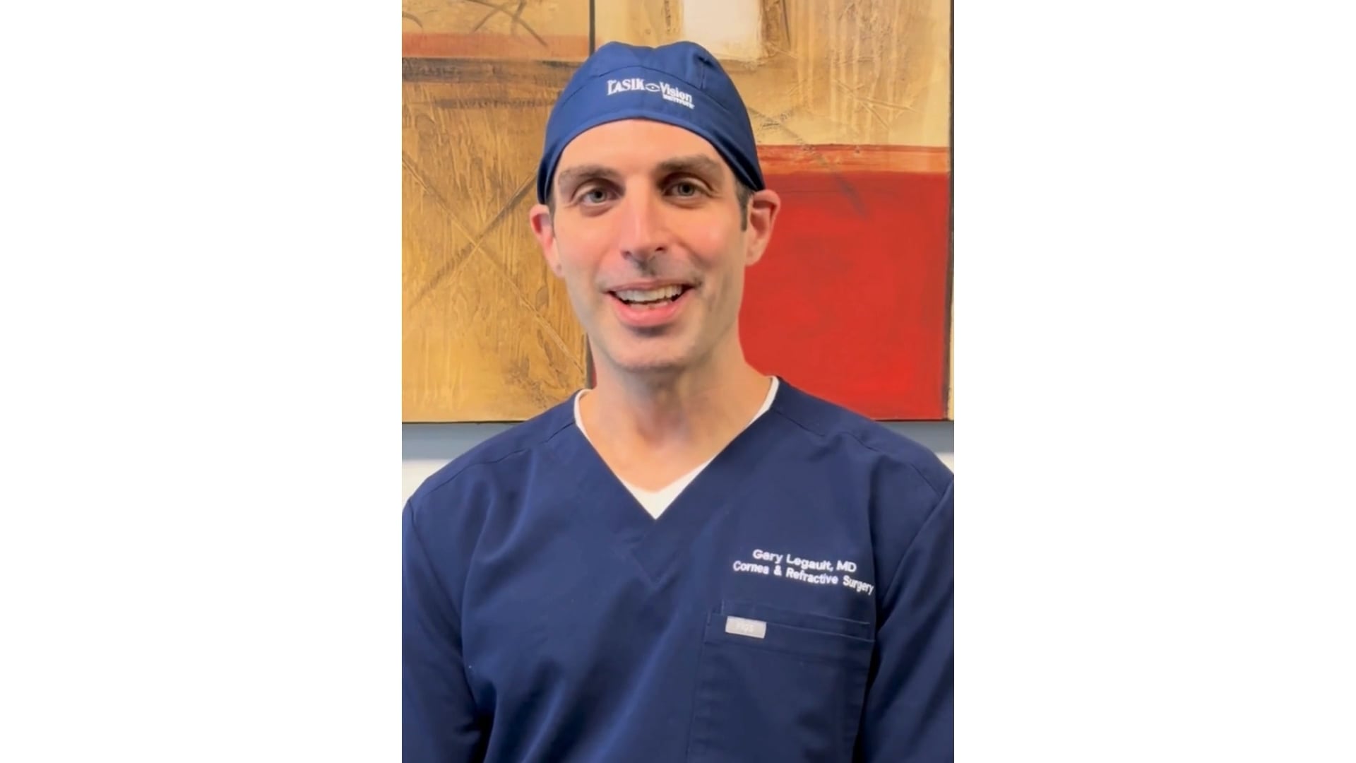 Dr. Gary Leggo explaining how LASIK corrects astigmatism