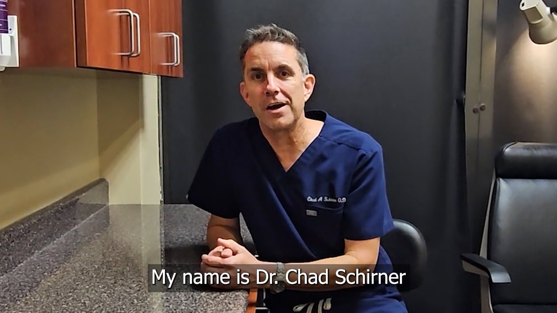 Dr. Chad Schirner, Clinical Director at Fort Worth LASIK center, introducing laser vision correction services.