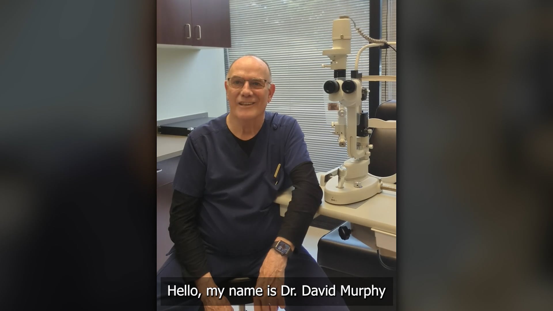 Dr. David Murphy, optometrist at The LASIK Vision Institute, introducing himself and discussing 25 years of LASIK experience.