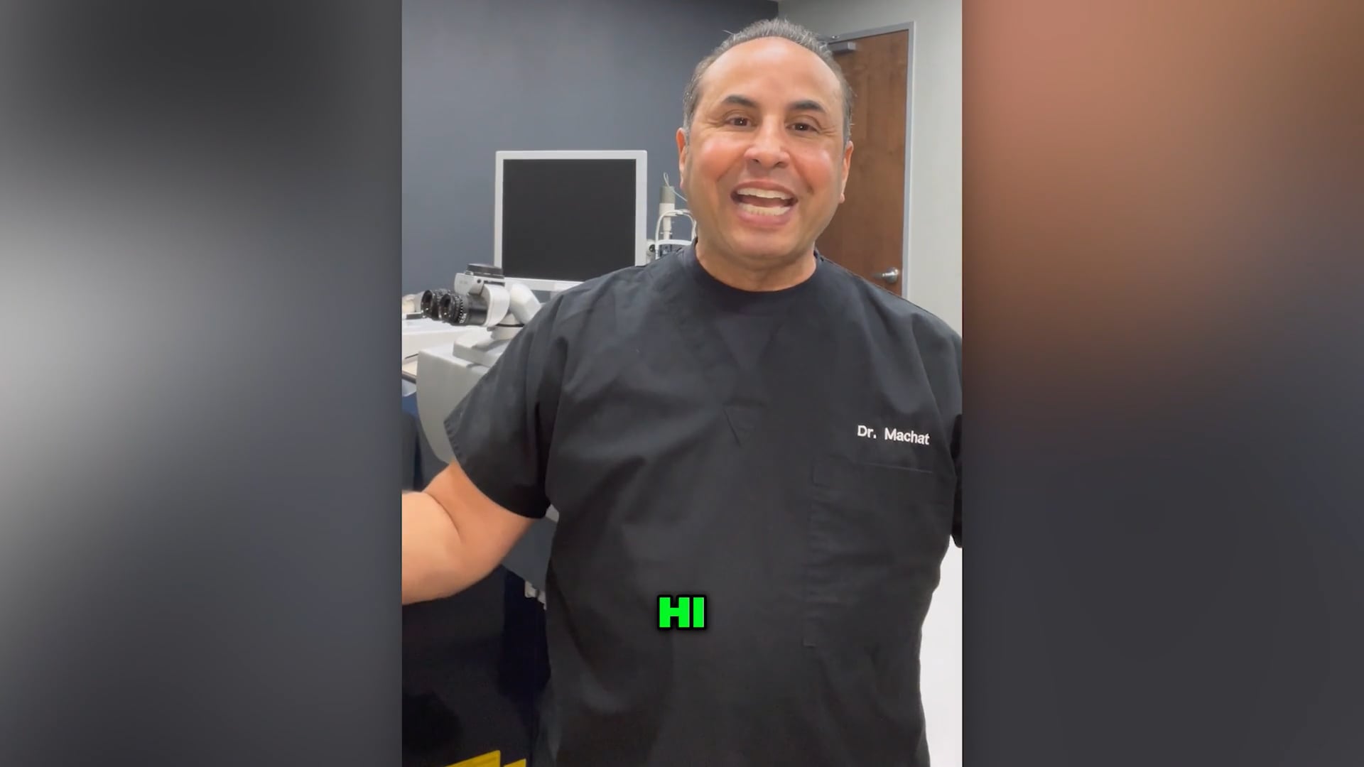 Dr. Jeff Machat explaining the LASIK procedure at LASIK Vision Institute Charlotte.